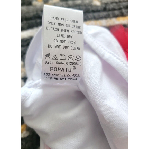 Popatu Baby Girl's 18 Months Christmas Reindeer Bow Holiday Bodysuit White/Red - Picture 7 of 9